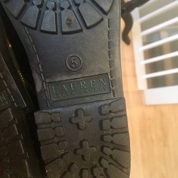 Ralph Lauren - Rossalyn ll Tartan rain boot sz 5 - Picture 14 of 15